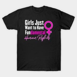 womens rights are human rights design for womens rights supporter T-Shirt